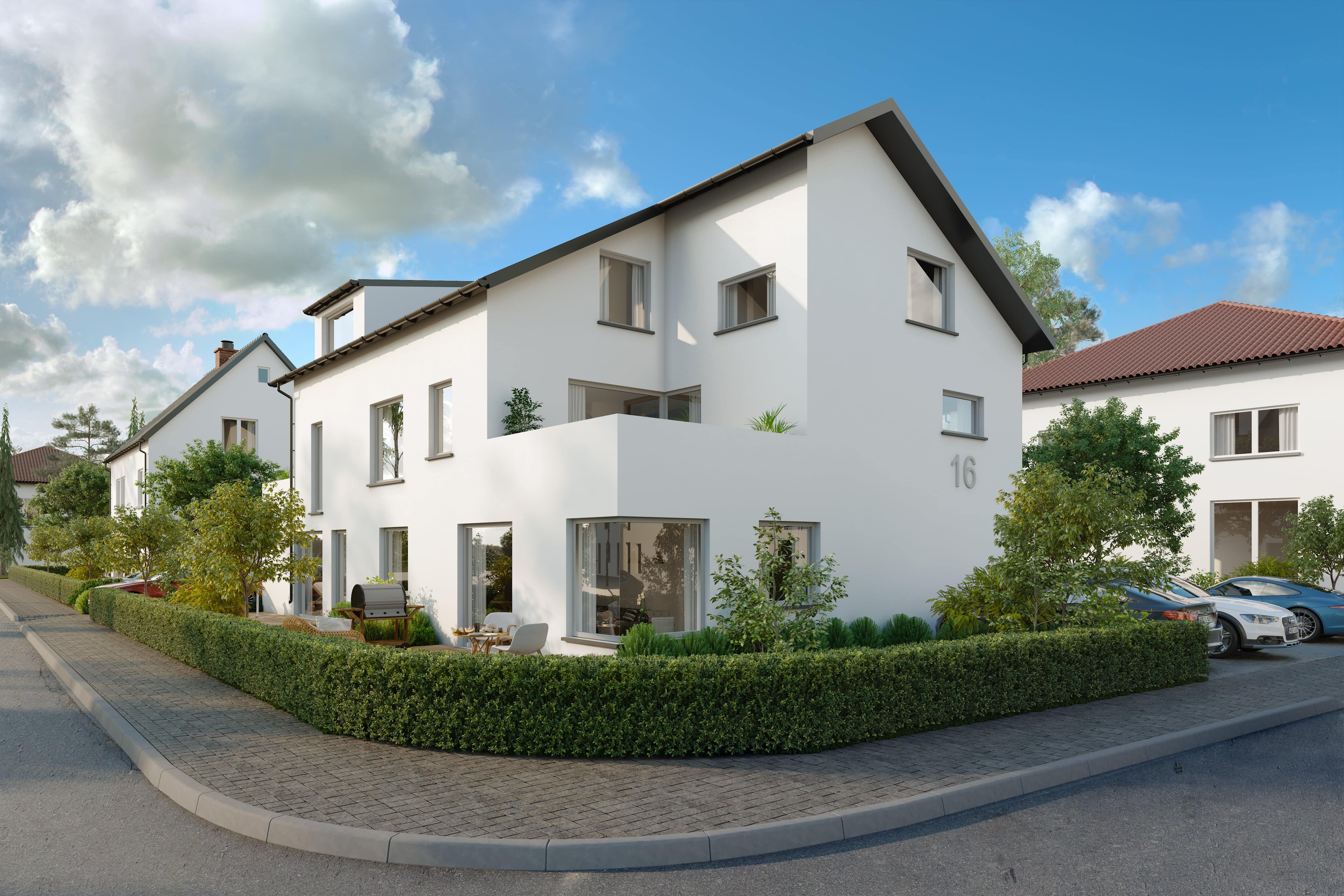 Hemsbach: Neubau Mehrfamilienhaus